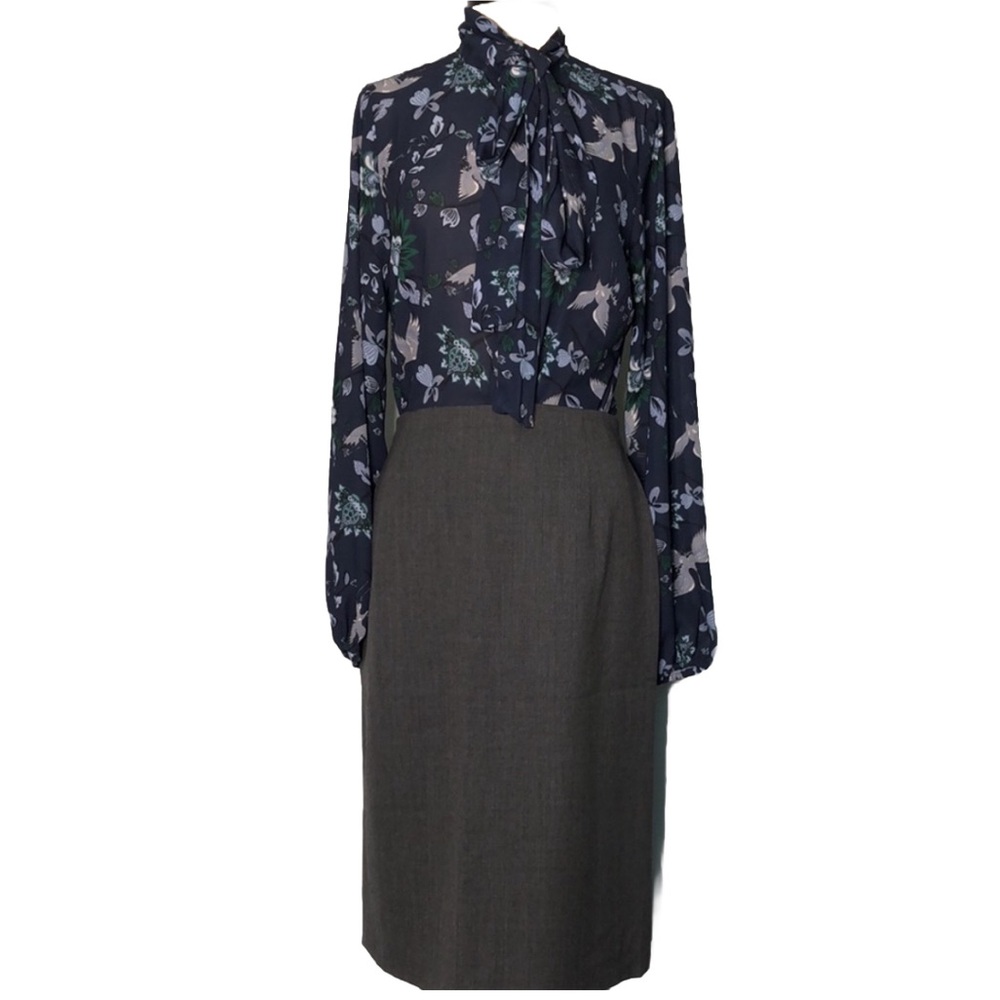Piazza Sempione gray straight skirt Size 44